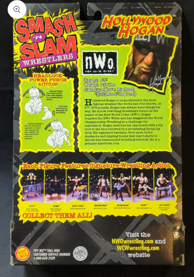 Toybiz Smash N Slam - Toybiz (Hulk Hogan) action figure collectible - Main Image 2