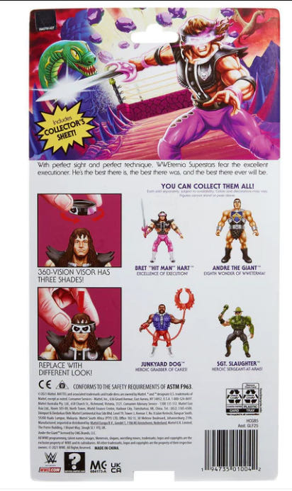 Motu Series #7 - Mattel Motu (Bret “The Hitman” Hart) action figure collectible - Main Image 2