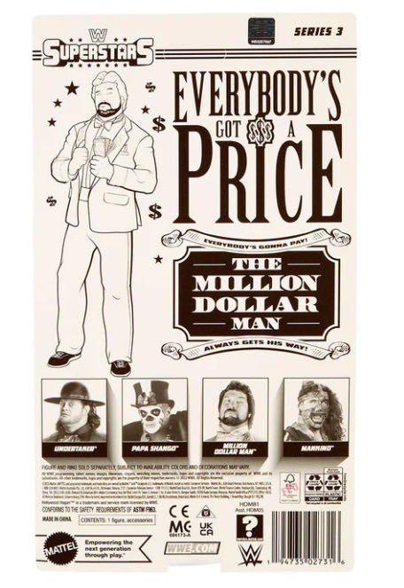 Superstars Series #3 - Mattel (Million Dollar Man Ted Dibiase) action figure collectible - Main Image 2