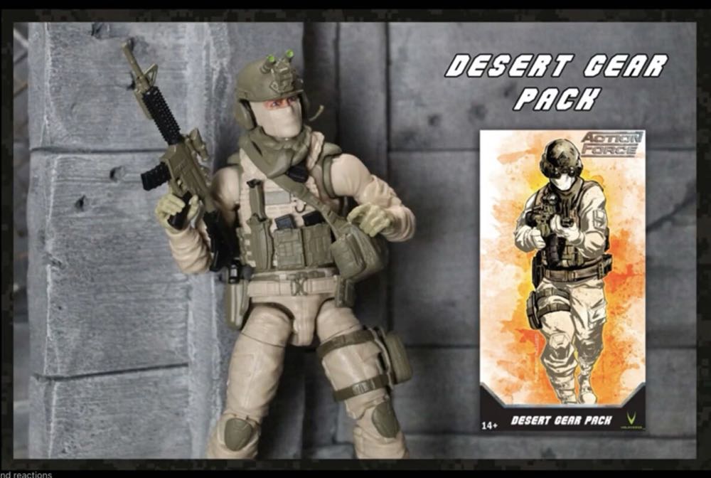 Valaverse Gear Pack Desert - Valaverse (Military) action figure collectible [Barcode 796520475908] - Main Image 3