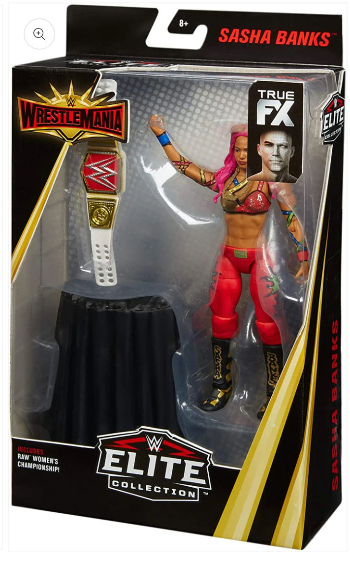 Wrestlemania 35 Exclusive - Mattel (Sasha Banks) action figure collectible - Main Image 2