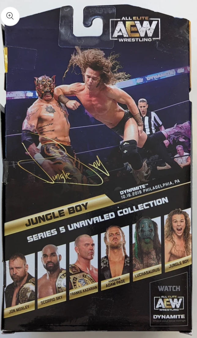 Unrivaled Series #5 - Jazwares AEW (Jungle Boy) action figure collectible - Main Image 2