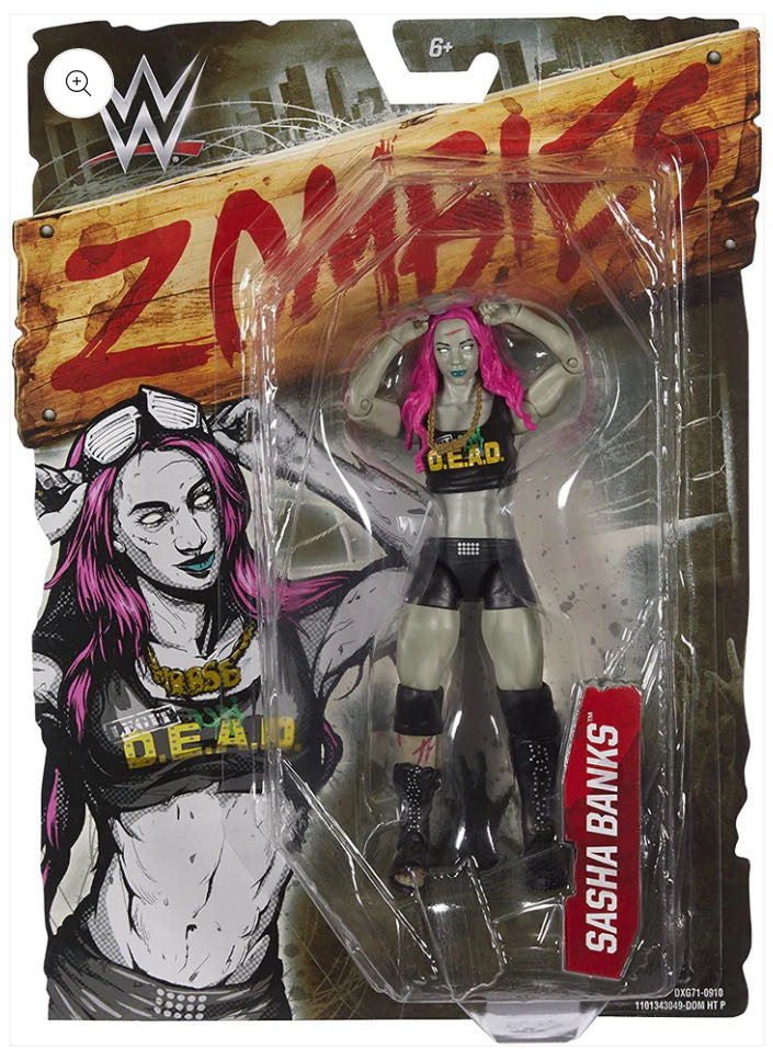 Zombie Series #2 - Mattel Basic (Sasha Banks) action figure collectible - Main Image 1