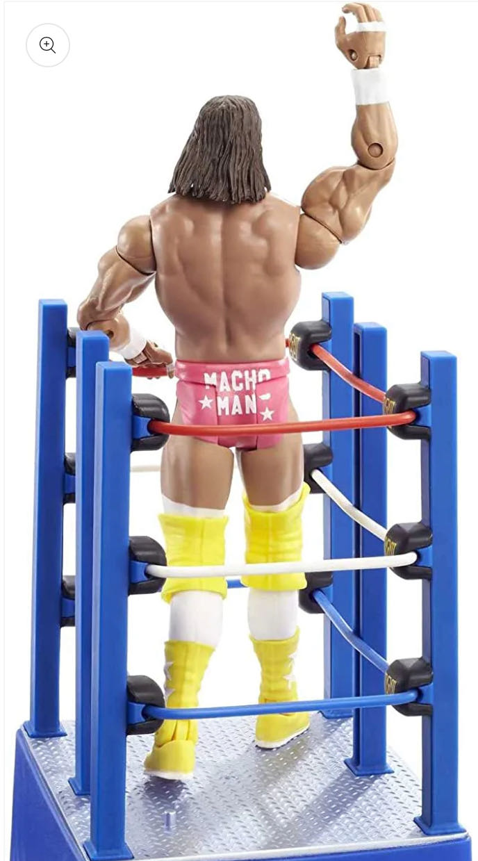 Wrestlemania 37 Exclusive - Mattel Basic (Macho Man Randy Savage) action figure collectible - Main Image 3