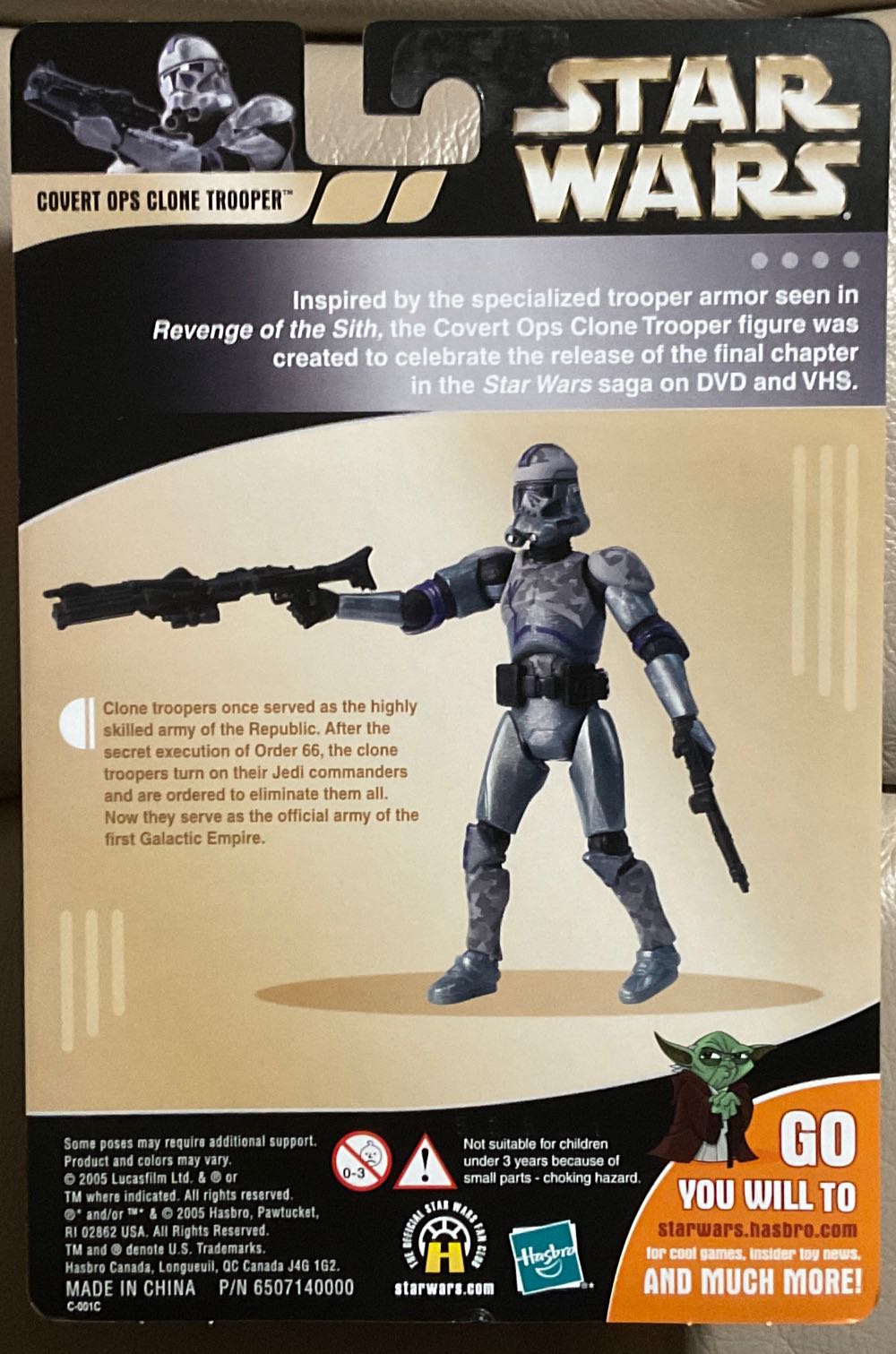 Revenge Of The Sith (Exclusive) - Covert OPS Clone Trooper - Hasbro (Revenge Of The Sith) action figure collectible - Main Image 2