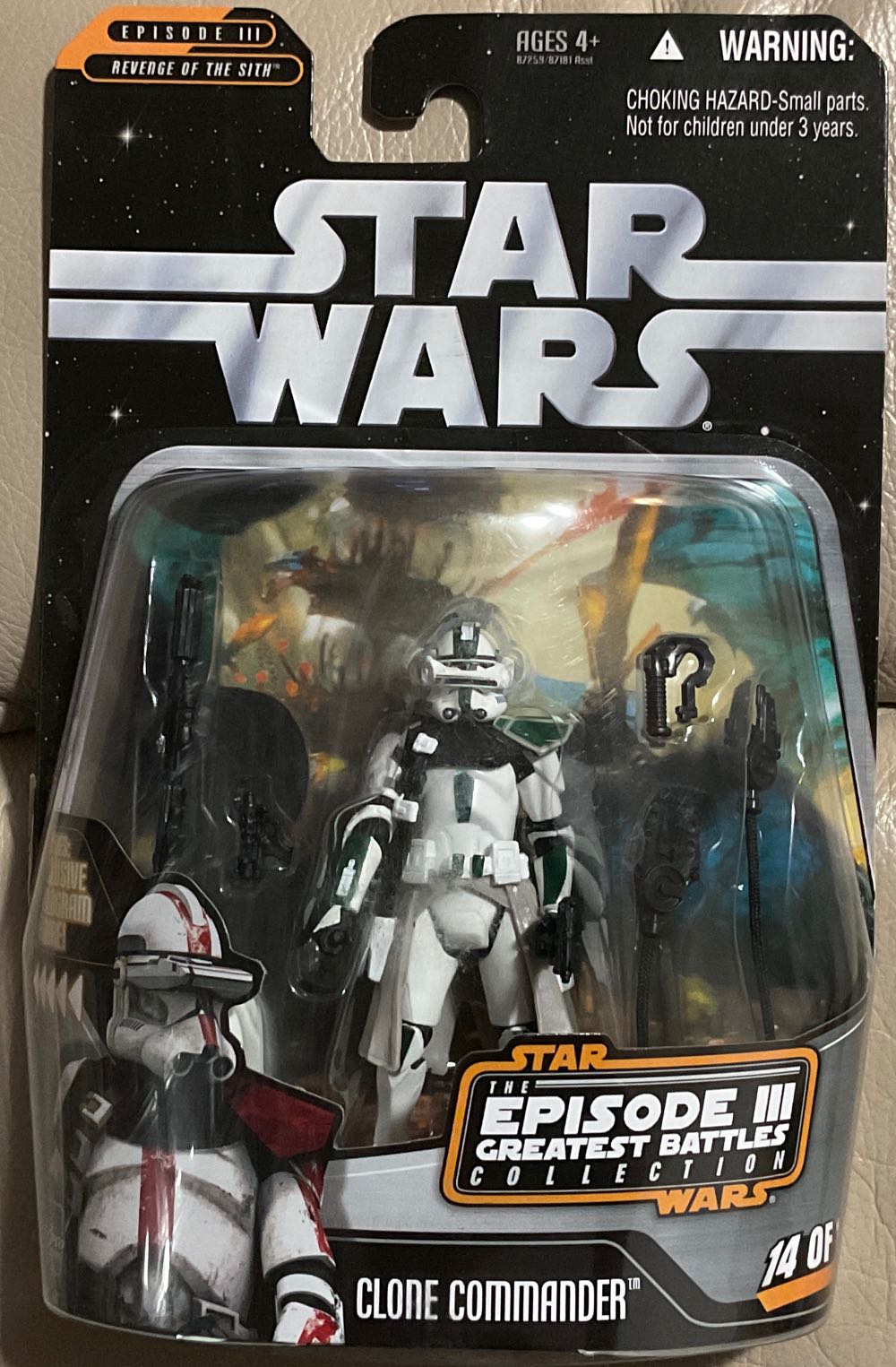 Saga Collection (Greatest Battles) #14 - Clone Commander - Hasbro (Revenge Of The Sith) action figure collectible - Main Image 1