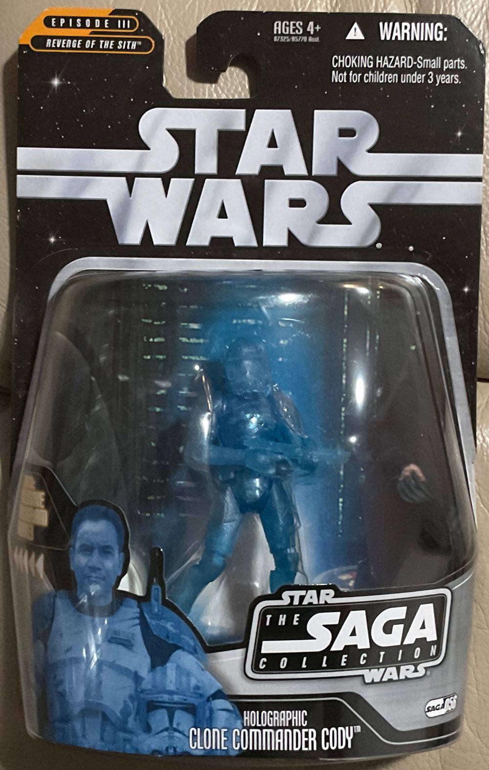 Saga Collection - #56 - Holographic Clone Commander Cody - Hasbro (Revenge Of The Sith) action figure collectible - Main Image 1