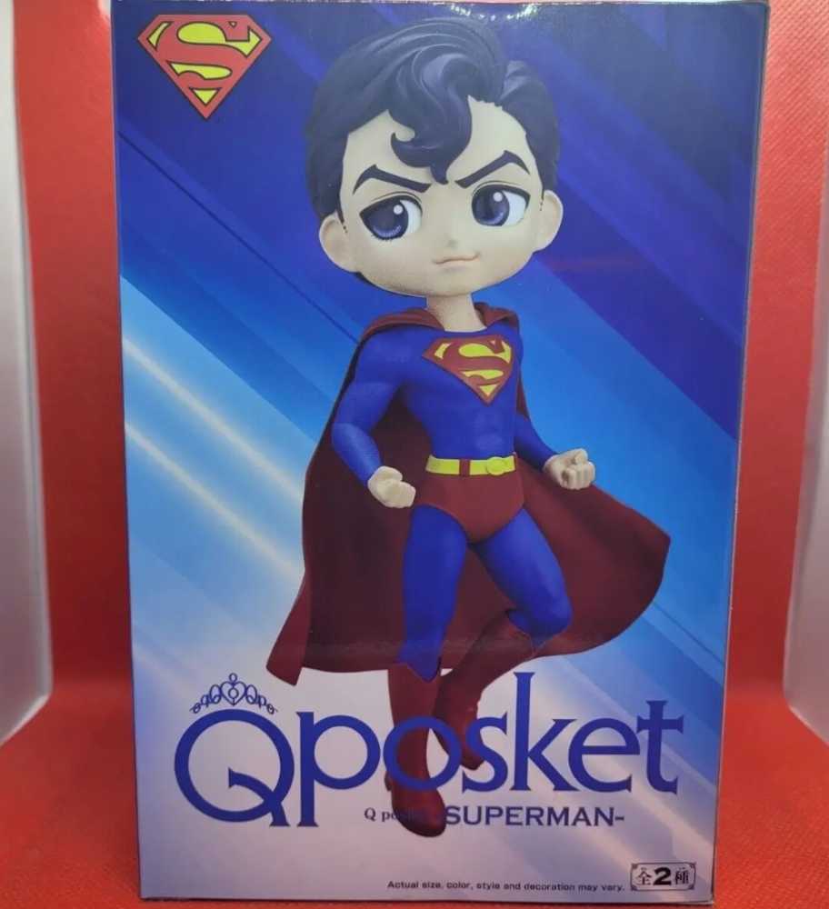 Superman Ver. A Q Posket Statue - Banpresto Ban Dai (Superman) action figure collectible [Barcode 4983164183498] - Main Image 2