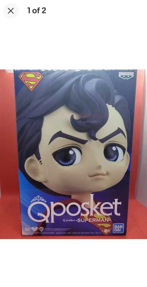 Superman Ver. A Q Posket Statue - Banpresto Ban Dai (Superman) action figure collectible [Barcode 4983164183498] - Main Image 3