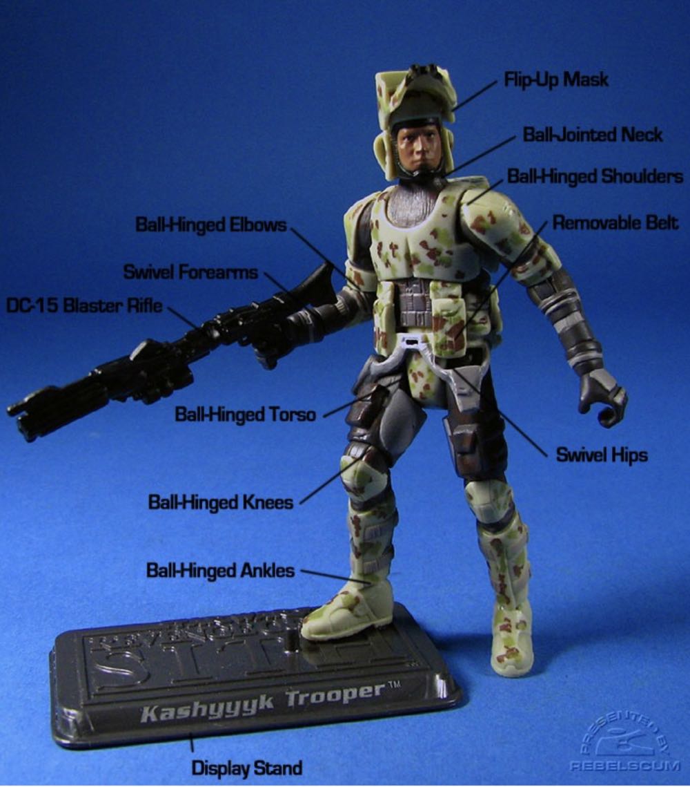 Kashyyyk Trooper - Hasbro (30th Anniversary Collection) action figure collectible - Main Image 3