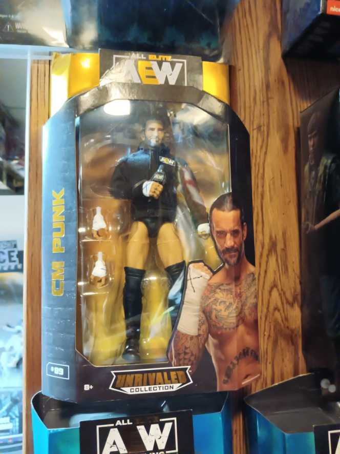 AEW - CM Punk - Jazwares (AEW) action figure collectible [Barcode 191726442080] - Main Image 2