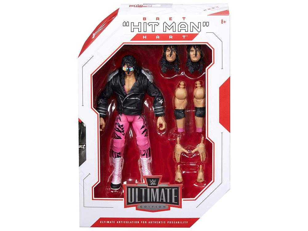 Bret “The Hit Man” Hart - Mattel (WWE) action figure collectible - Main Image 3