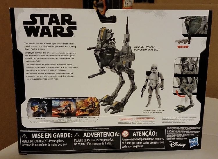 Assault Walker (With FO Stormtrooper Sergeant) TFA - Vehicles - Class I, Forest) - Hasbro (Star Wars Episode VII: The Force Awakens) action figure collectible - Main Image 2