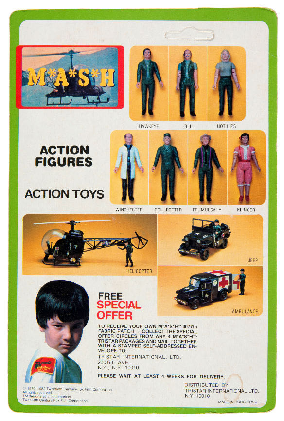 M*A*S*H Colonel Potter - Tristar International (Action Figures 3 3/4”) action figure collectible - Main Image 2