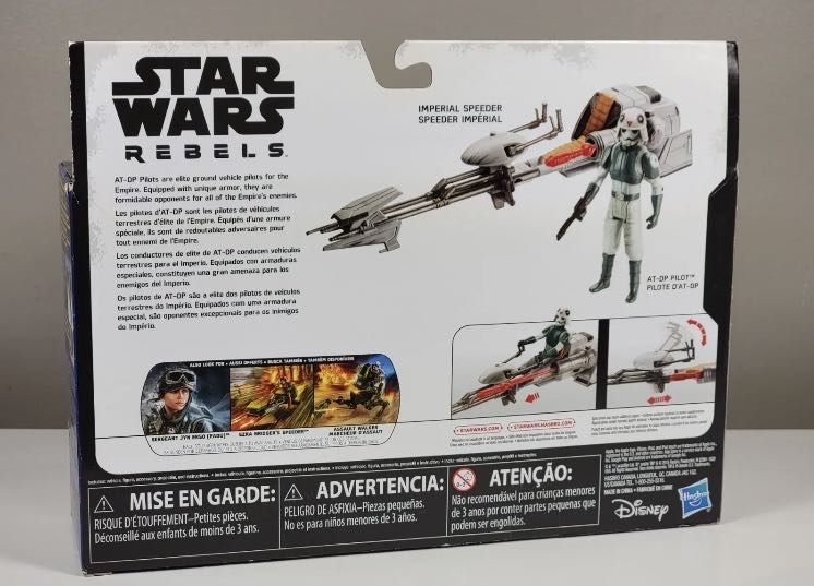 Imperial Speeder (With AT-DP Pilot) RO - Vehicles (Class I) - Hasbro (Star Wars: Rebels) action figure collectible - Main Image 2