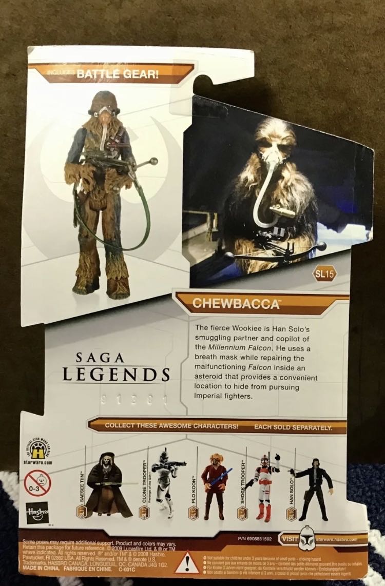 Chewbacca LC SL15 (Version 2) - Hasbro (Star Wars Episode V: The Empire Strikes Back) action figure collectible - Main Image 2