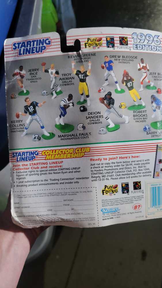 Kevin Greene - STARTING LINEUP (1996 Edition) action figure collectible [Barcode 076281677972] - Main Image 3