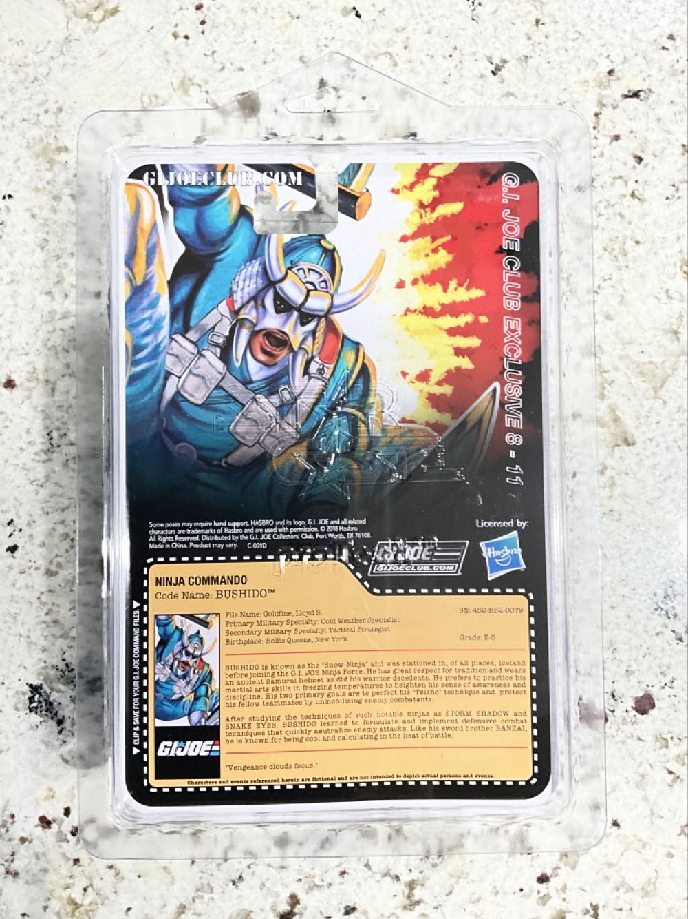 Bushido  (G.i. Joe Collector’s Club Exclusive) action figure collectible - Main Image 2