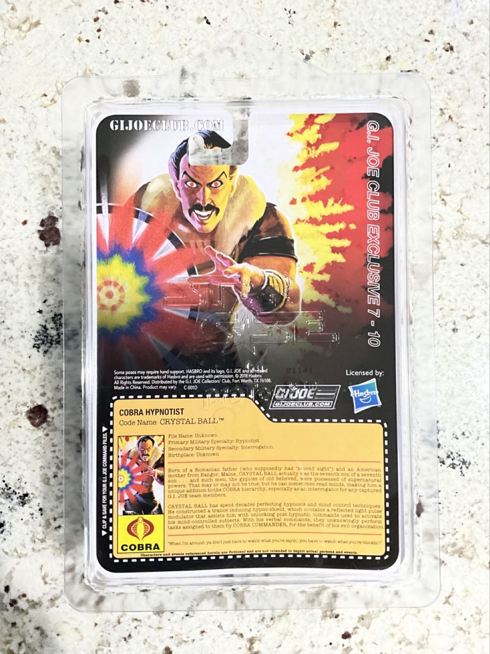 Crystal Ball  (G.i. Joe Collector’s Club Exclusive) action figure collectible - Main Image 2