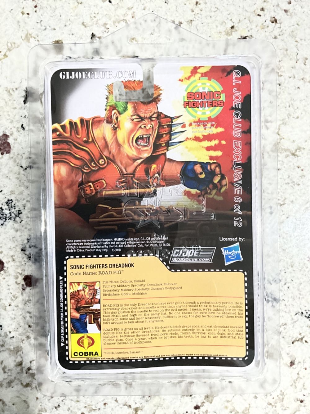 Road Pig  (G.i. Joe Collector’s Club Exclusive) action figure collectible - Main Image 2