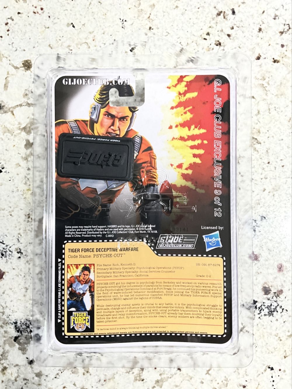 Psyche-Out  (G.i. Joe Collector’s Club Exclusive) action figure collectible - Main Image 2
