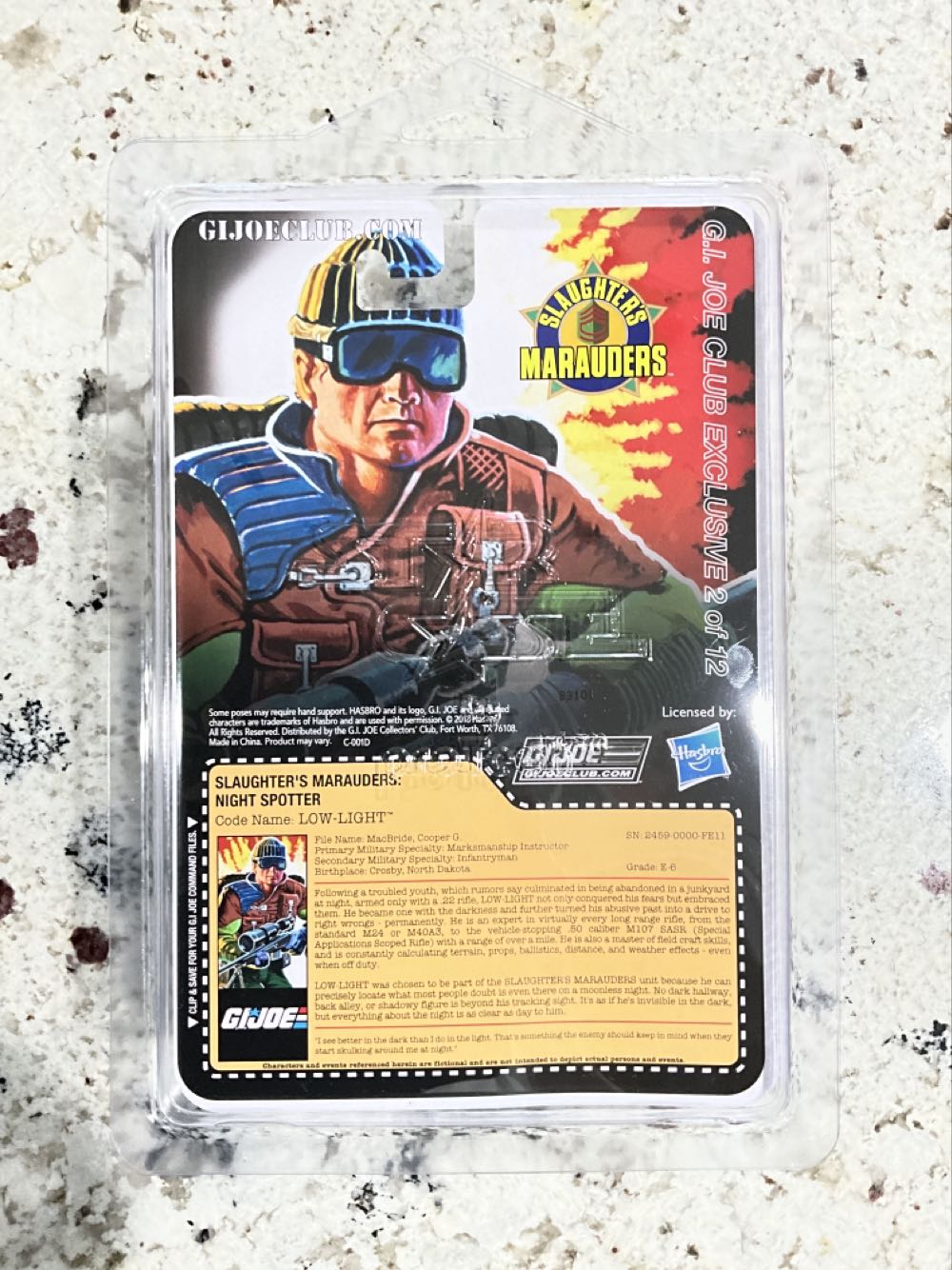 Low-Light  (G.i. Joe Collector’s Club Exclusive) action figure collectible - Main Image 2