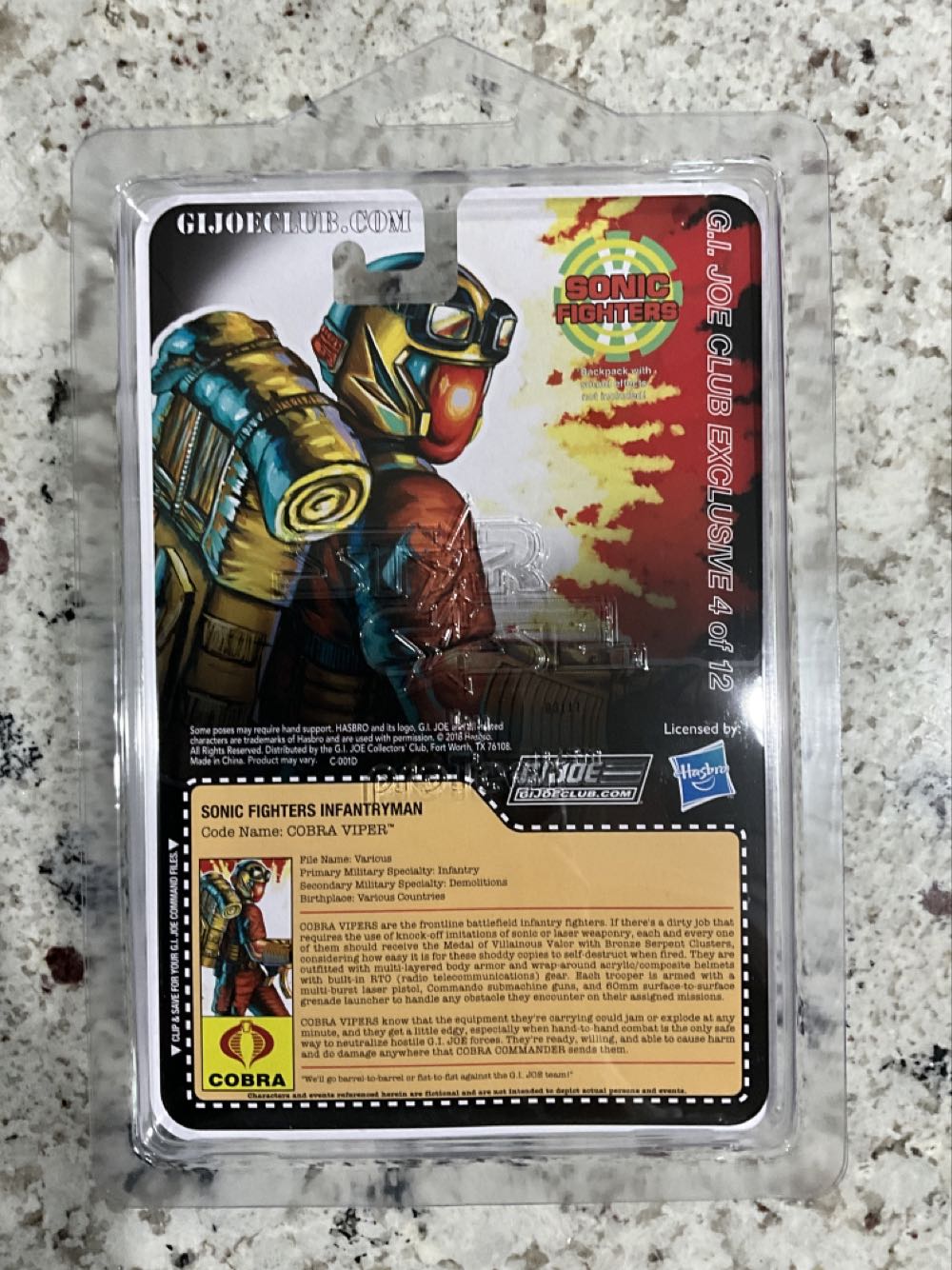 Cobra Viper  (G.i. Joe Collector’s Club Exclusive) action figure collectible - Main Image 2