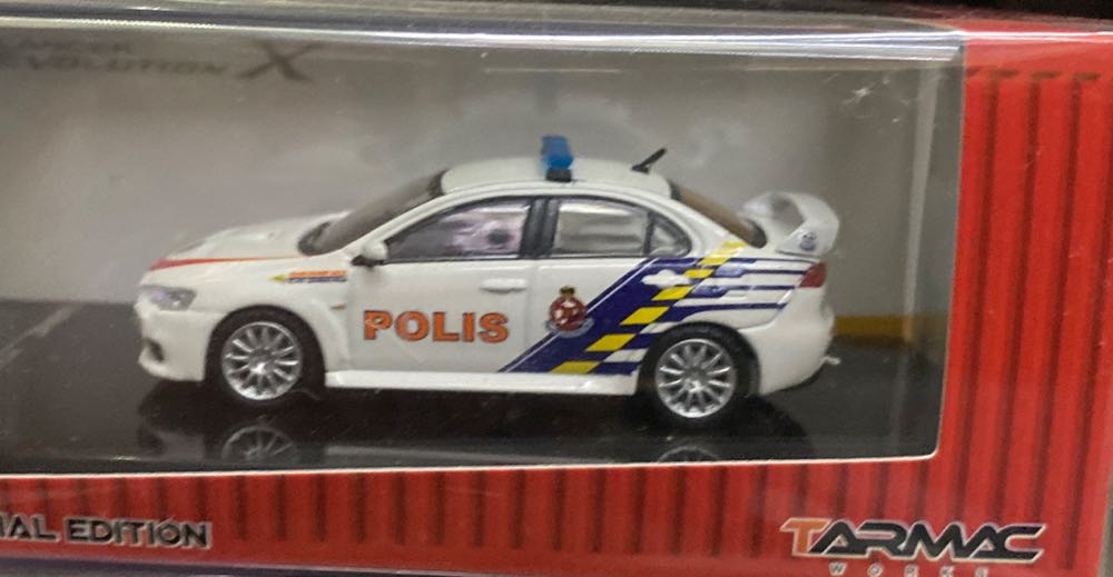 Mitsubishi Lancer Evolution X - Tarmac action figure collectible [Barcode 9580015707527] - Main Image 1