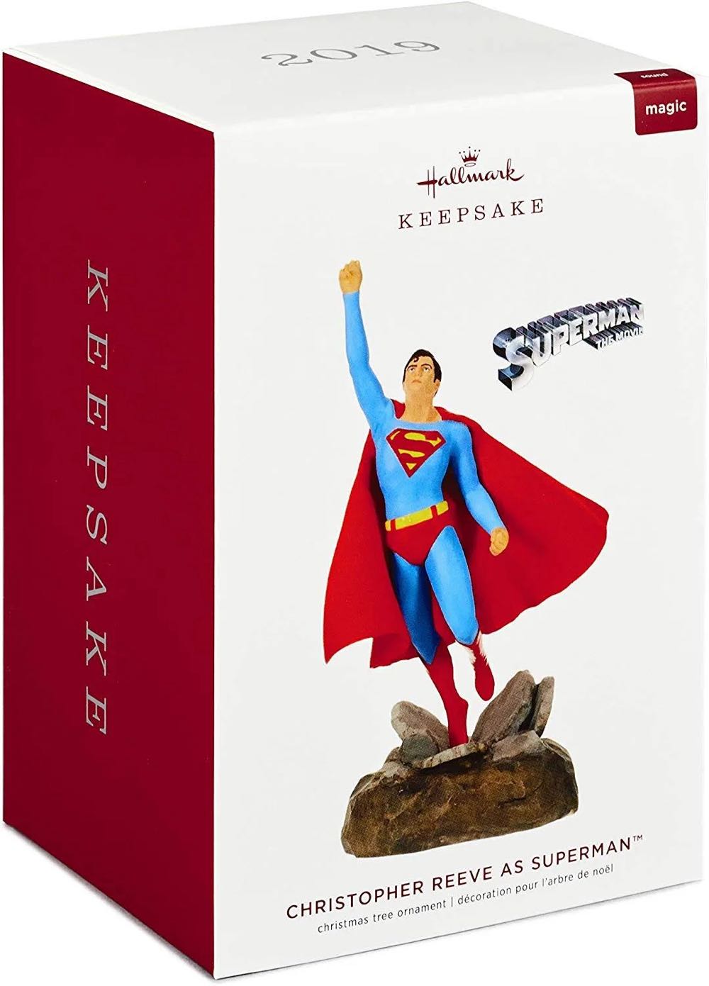 Christopher Reeve as Superman - Superman - The Movie - Hallmark Keepsake Ornaments (Magic Sound) action figure collectible [Barcode 763795469840] - Main Image 4