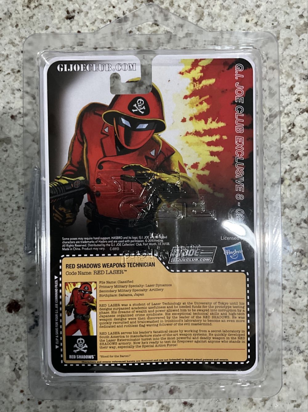 Red Laser  (G.i. Joe Collector’s Club Exclusive) action figure collectible - Main Image 2