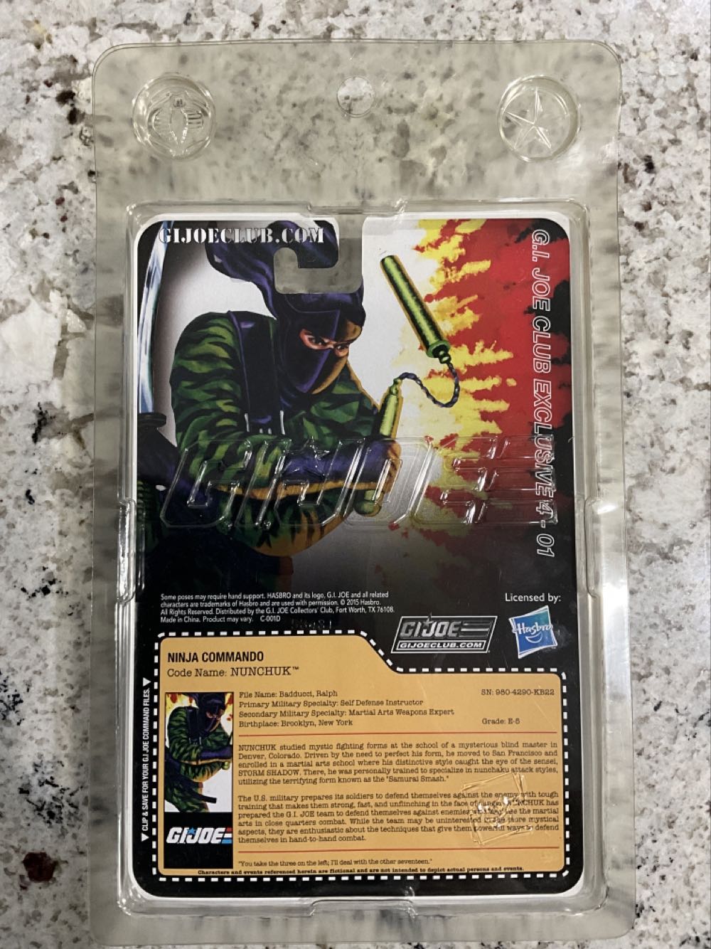 Nunchuk  (G.i. Joe Collector’s Club Exclusive) action figure collectible - Main Image 2