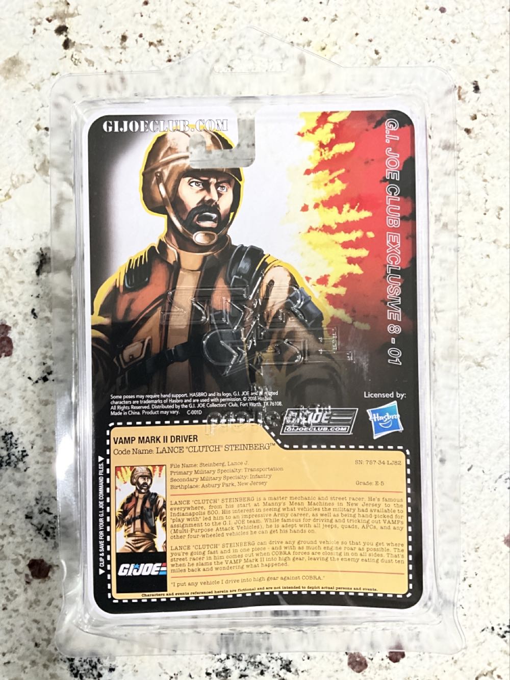 Lance “Clutch” Steinberg - Hasbro (G.I. Joe) action figure collectible - Main Image 2