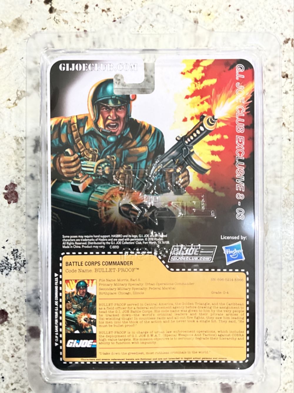 Bullet-Proof  (G.i. Joe Collector’s Club Exclusive) action figure collectible - Main Image 2