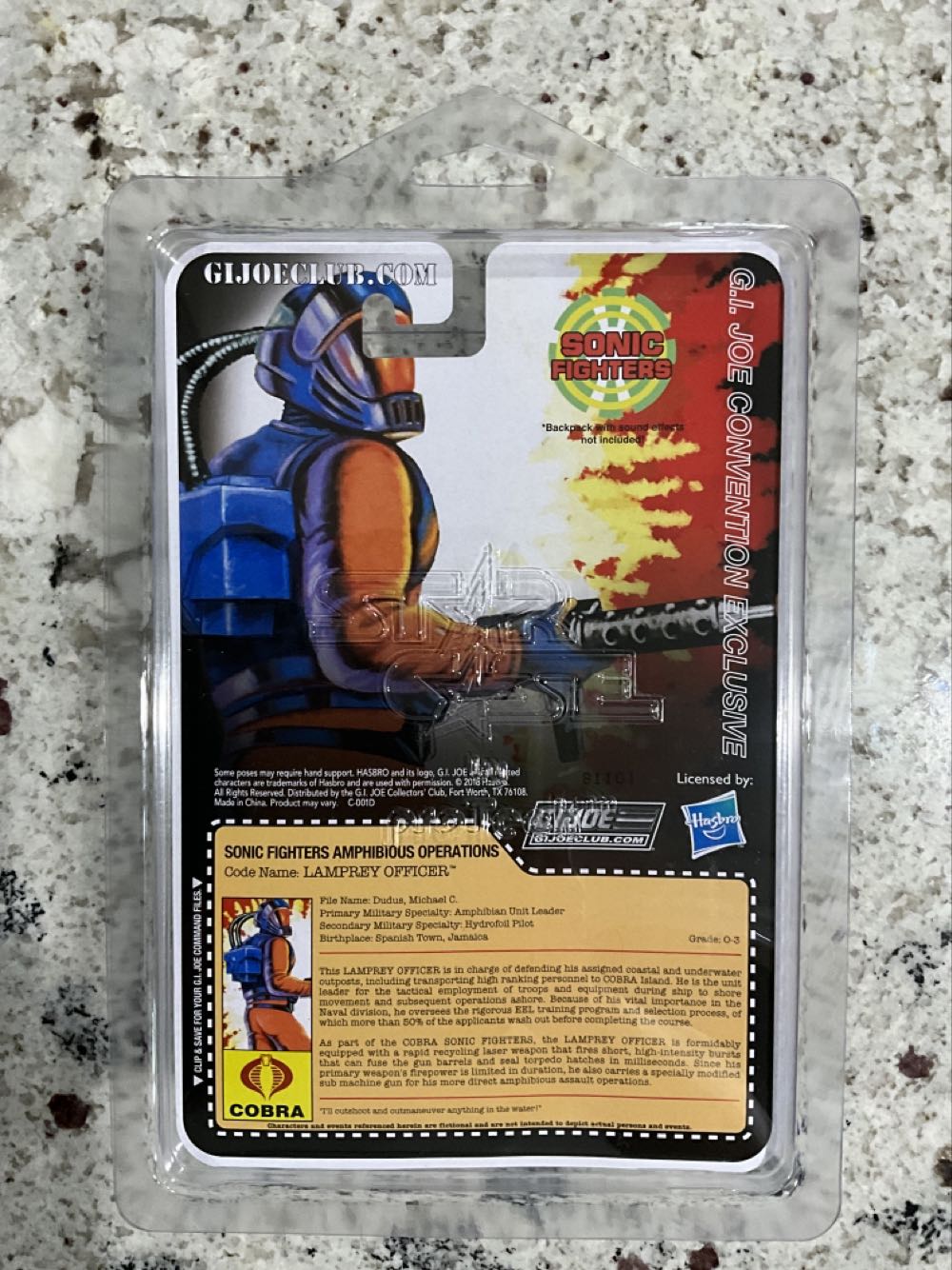 Lamprey Officer - GIJoeCon Exclusive  (G.i. Joe Collector’s Club Exclusive) action figure collectible - Main Image 2