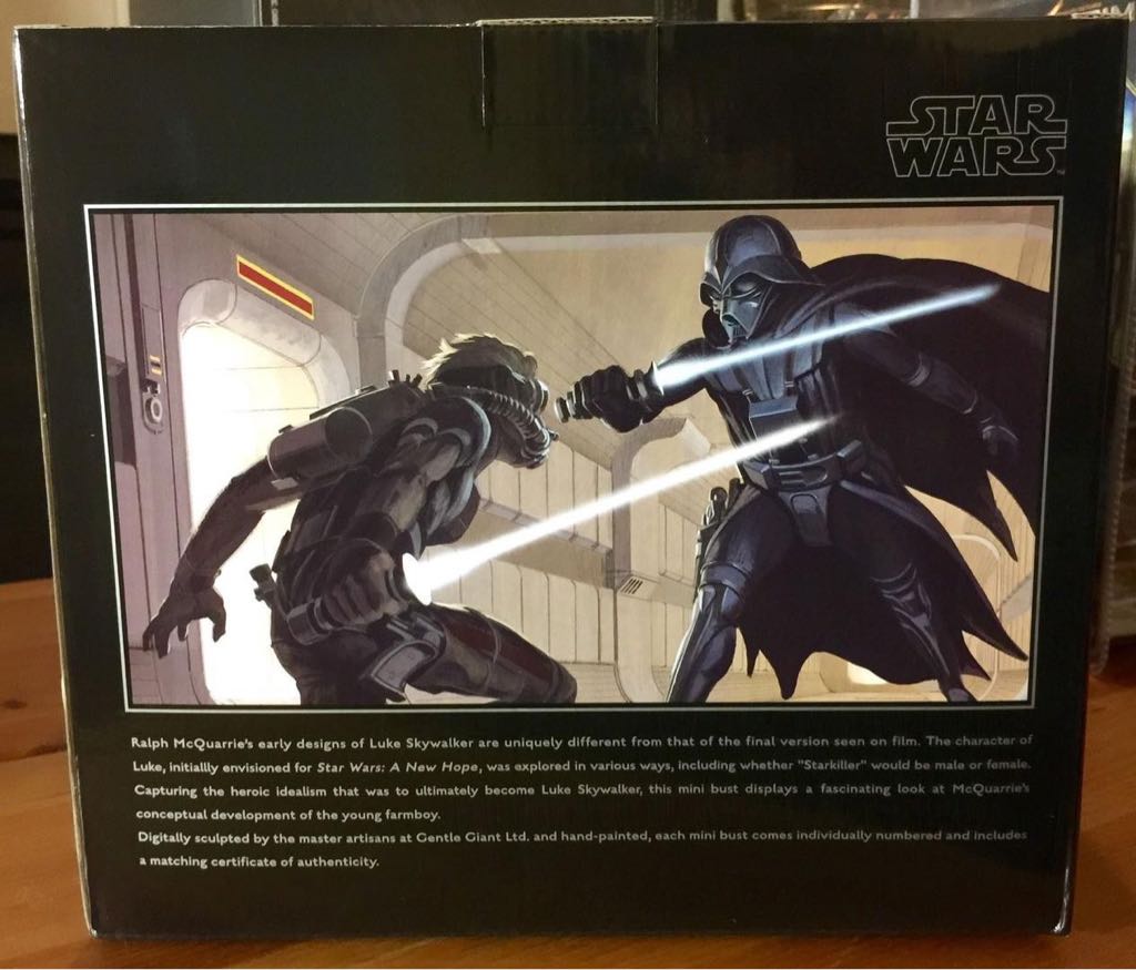 Star Wars Luke Skywalker, McQuarrie Concept Collectible Mini Bust - Gentle Giant 2014 Convention Exclusive - Gentle Giant Ltd. action figure collectible [Barcode 871810010851] - Main Image 2