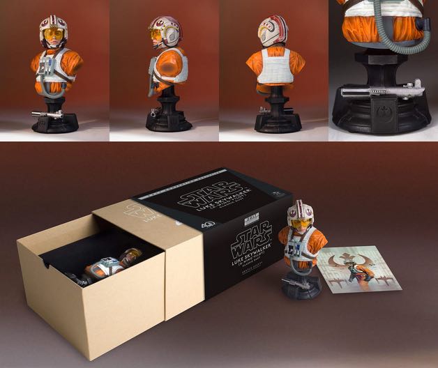 Star Wars Luke Skywalker, X-Wing Pilot Classic Bust - Gentle Giant 2017 Convention Exclusive - Gentle Giant Ltd. action figure collectible [Barcode 814176021130] - Main Image 2