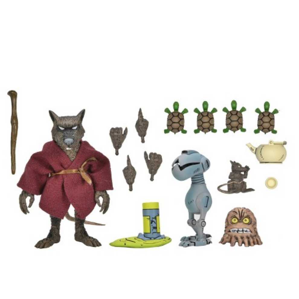 Mirage: #08 - Splinter - Neca (Teenage Mutant Ninja Turtles) action figure collectible [Barcode 634482543092] - Main Image 3