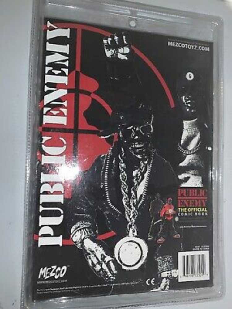 Mezco Public Enemy Chuck D Mezco Factory Sealed Rap - Mezco action figure collectible [Barcode 696198335019] - Main Image 2