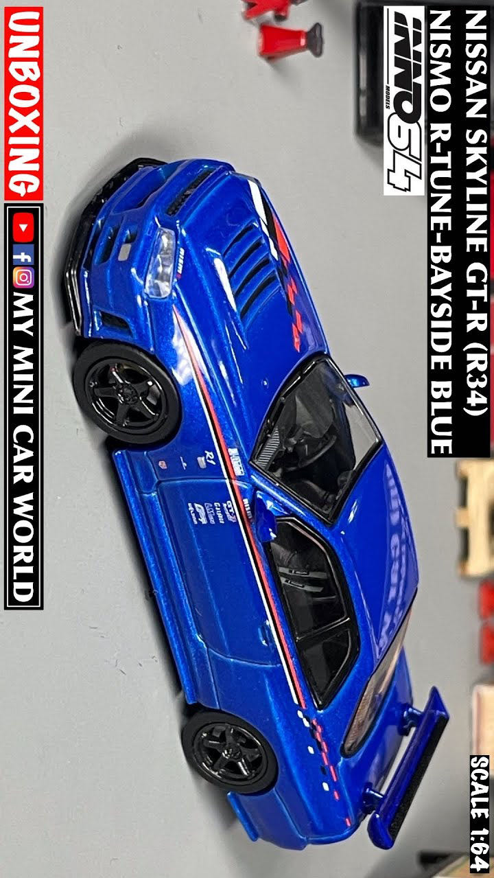 Nissan Skyline GT-R R34 Nismo R-Tune - INNO64 action figure collectible [Barcode 9588826263638] - Main Image 2
