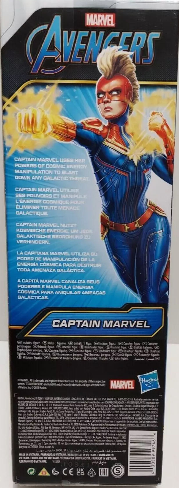 Captain Marvel - Carol Danvers - Hasbro (Marvel Titan Hero Series) action figure collectible [Barcode 5010993669097] - Main Image 2