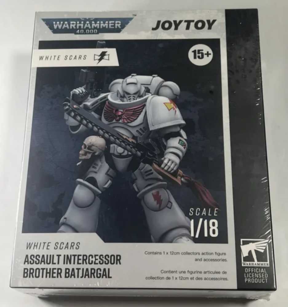 Joytoy Warhammer 40k : White Scars Assault Intercessor Batjargal  action figure collectible [Barcode 6973130375291] - Main Image 3