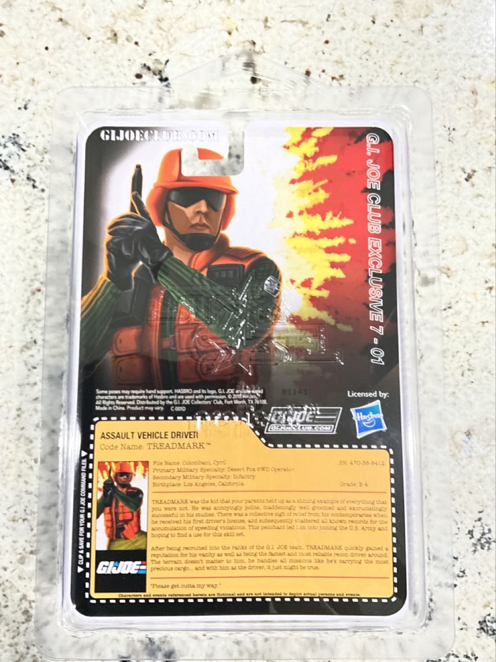 Treadmark  (G.i. Joe Collector’s Club Exclusive) action figure collectible - Main Image 2
