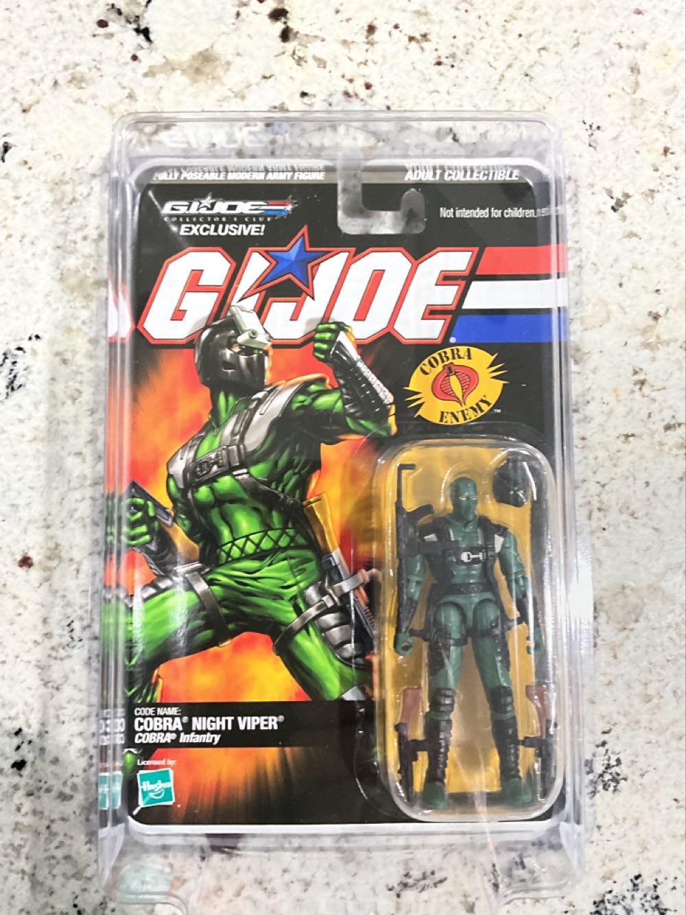 GI Joe CC 2008 DTC - Night Viper  (G.i. Joe Collector’s Club Exclusive) action figure collectible - Main Image 1