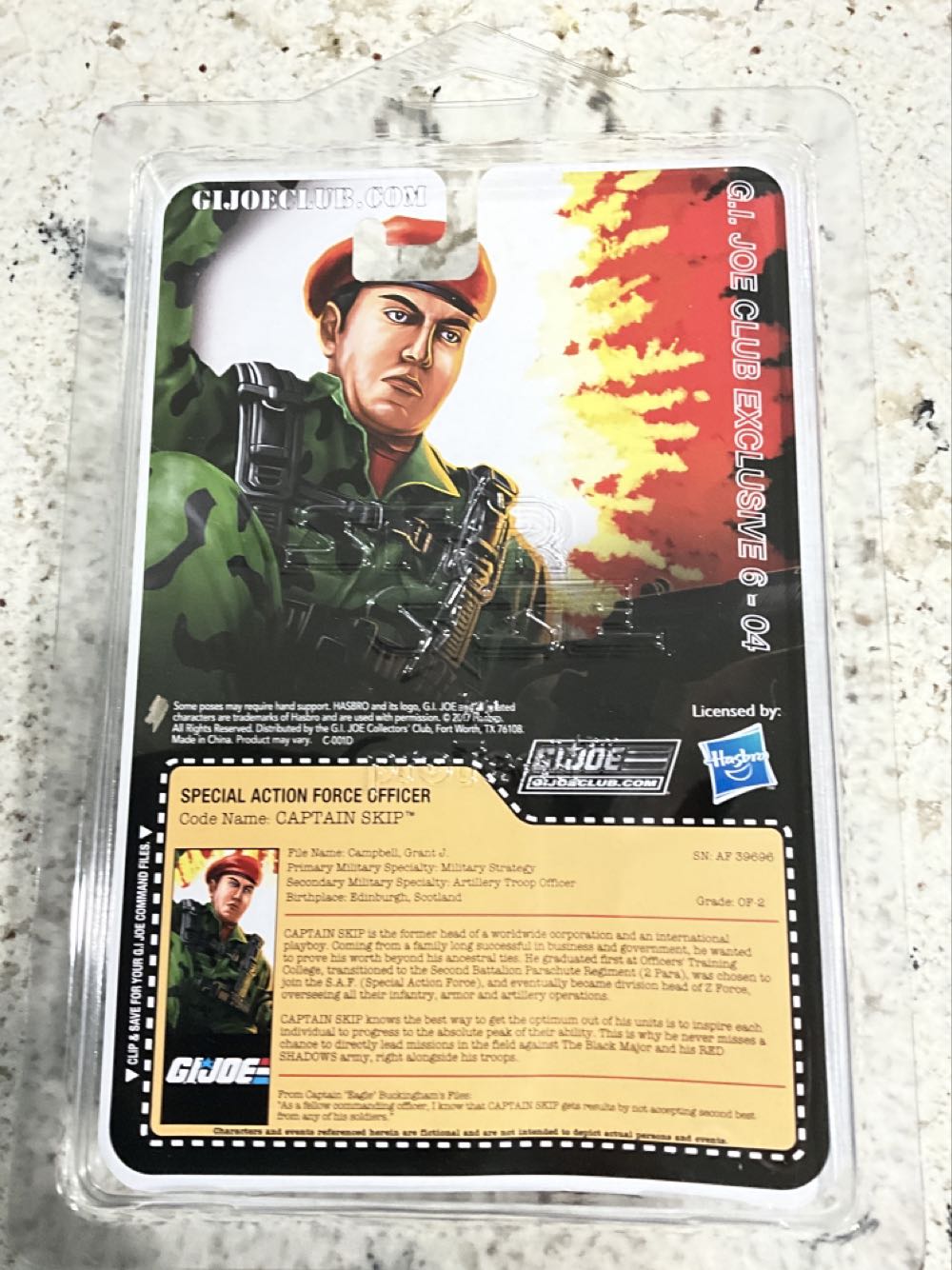 Captain Skip  (G.i. Joe Collector’s Club Exclusive) action figure collectible - Main Image 2