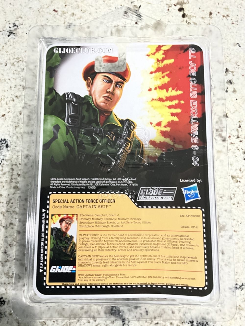 Captain Skip  (G.i. Joe Collector’s Club Exclusive) action figure collectible - Main Image 2