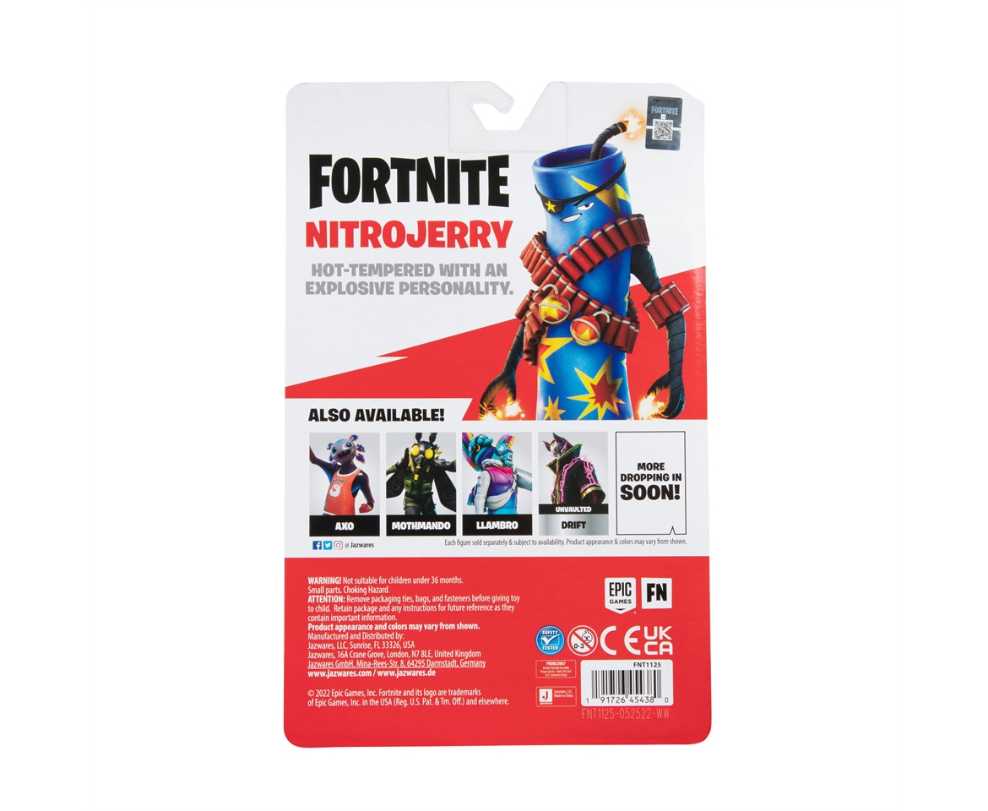 Nitrojerry - Jazwares (Fortnite) action figure collectible [Barcode 191726454380] - Main Image 3