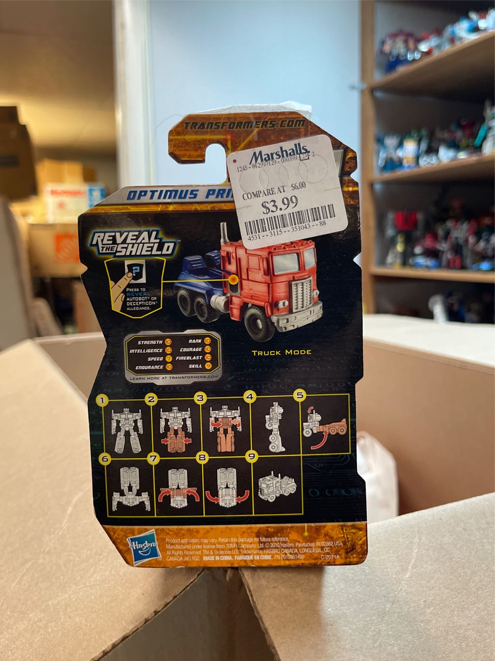 Transformers Reveal The Shield Optimus Prime Complete Rts Legends Class Optimus New - Hasbro (Transformers: Reveal The Shield) action figure collectible [Barcode 653569557630] - Main Image 2