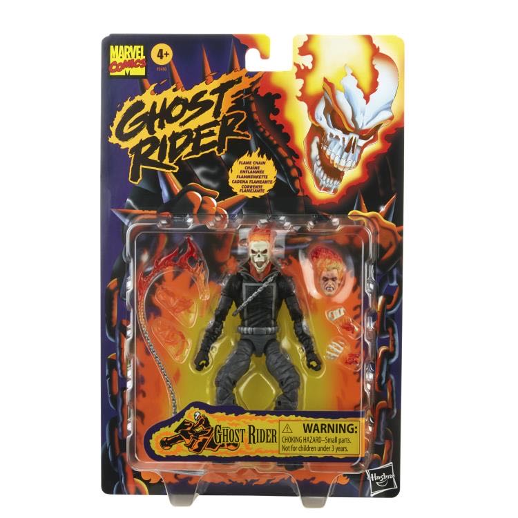 Marvel Legends Retro Collection Ghost Rider - Hasbro (Marvel) action figure collectible - Main Image 2