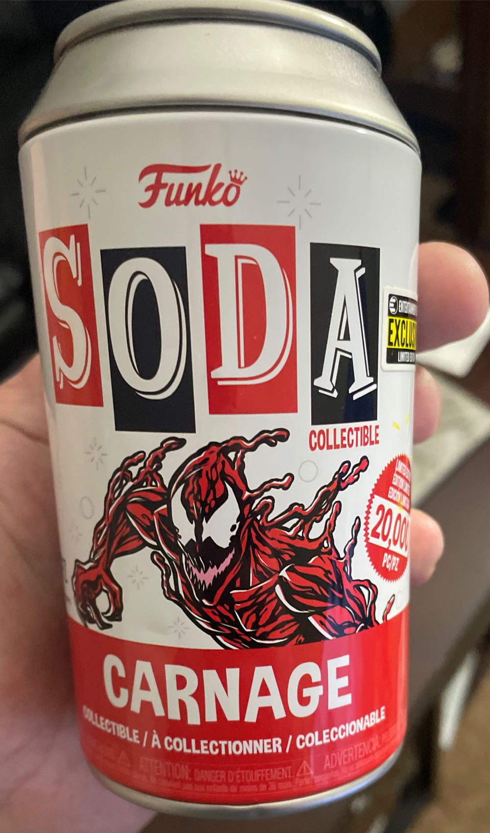 Carnage - Funko (Funko Soda) action figure collectible [Barcode 889698624985] - Main Image 2