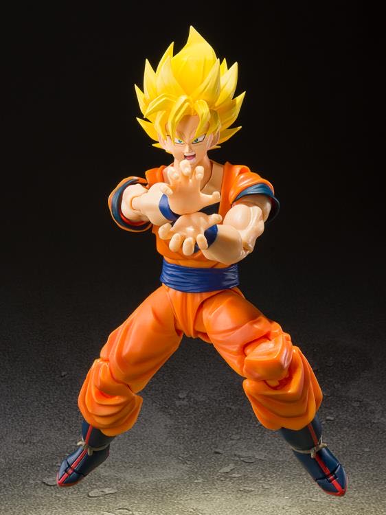 Super Saiyan Full Power Son Goku - Bandai Tamashii Nations (Dragon Ball Z) action figure collectible [Barcode 045557135386] - Main Image 2